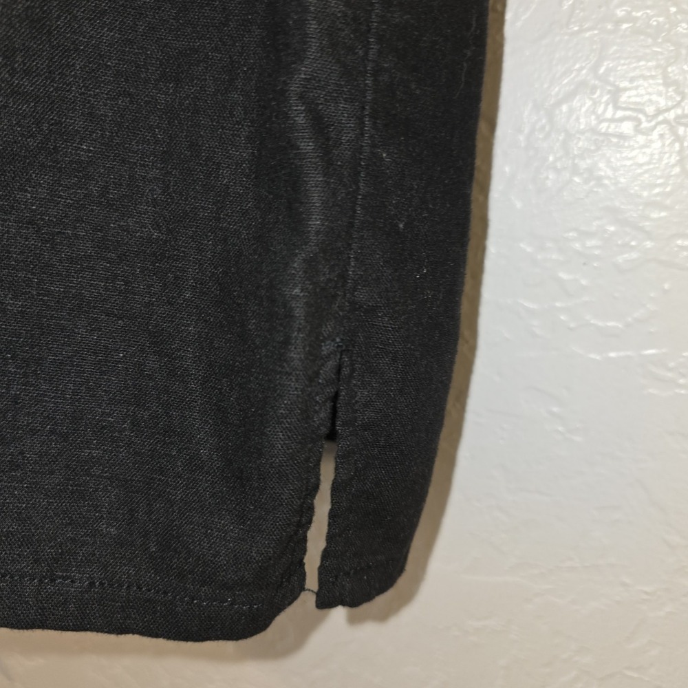 White Stag Linen Blend Black Sleeveless Sundress V Neck Womens Small Size 4/6 - Picture 4 of 9